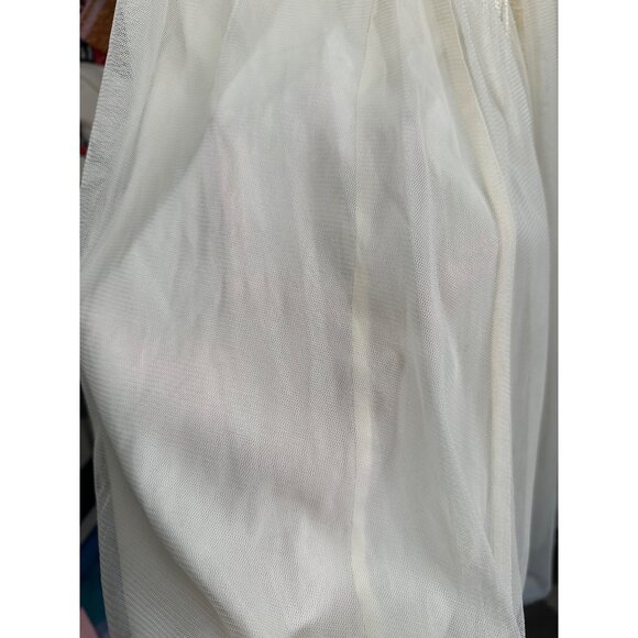 New ASOS Design‎ Formal Cocktail Midi Dress Size 4 Ivory Embroidered Floral - Picture 15 of 15